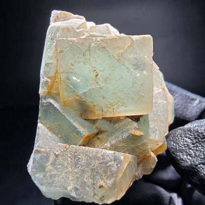 Magnifique cube de fluorite vert Omehane, collection minérale 41x33x34mm, namibie