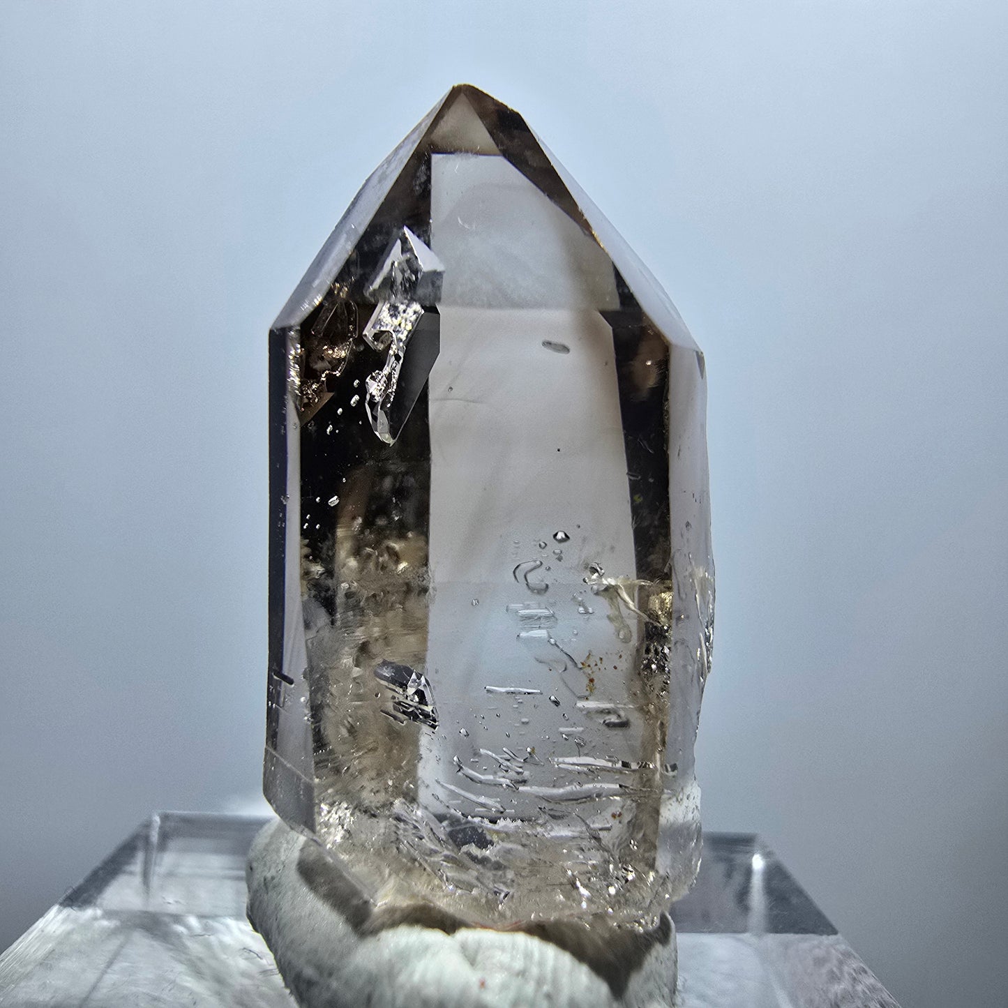 Clear Phantom Smoky Quartz Scepter Point Goboboseb, Namibia 28*14*12mm 