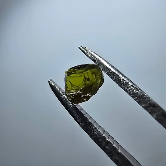 Cristal de tourmaline verdélite rare, vert Minas Gerais, Brésil #7980