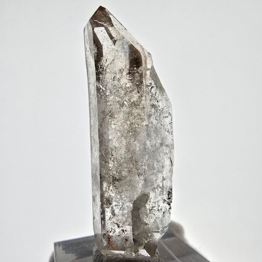 Sceptre de poche Saint-Valentin en quartz fumé fantôme squelette, Namibie 51 x 17 x 12 mm 