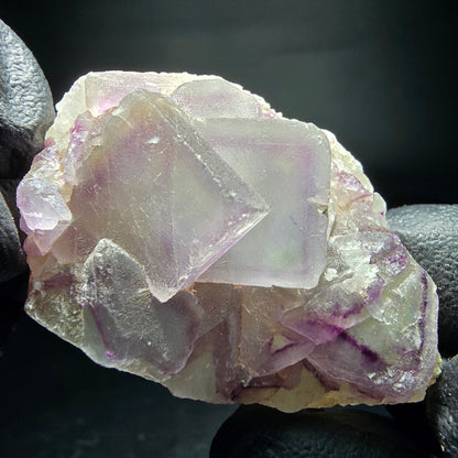 Phantom Fluorite Cube Tier Vert Violet Omehane, Namibie 45*30*18mm Collection