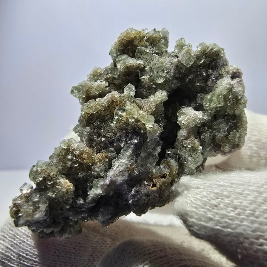 Rare spécimen de cube de fluorite fantôme, vert Okorusu, Namibie 53 x 35 x 23 mm 