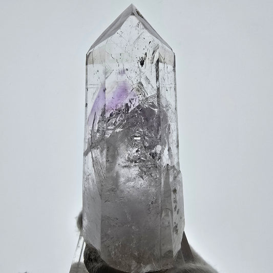 Mine d'améthyste fantôme transparente Point Streep, Goboboseb, Namibie, 63 x 26 x 20 mm 