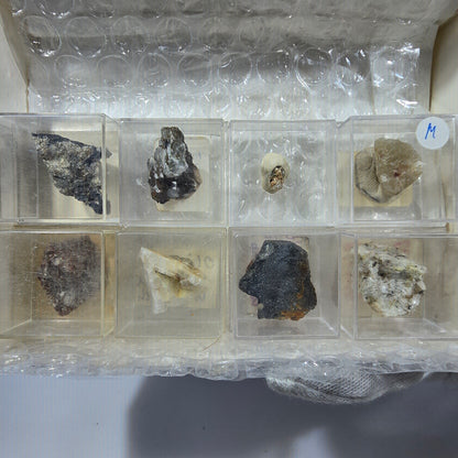 Collection de minéraux Micromount TOP Allemagne - 8 pièces Allemagne #8064