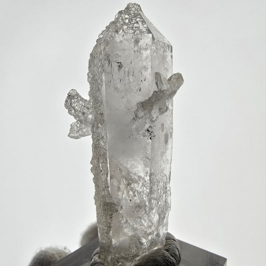 Phantom Smoky Quartz Point with Analcime Streep Mine, Goboboseb, Namibia 55*22*21mm 