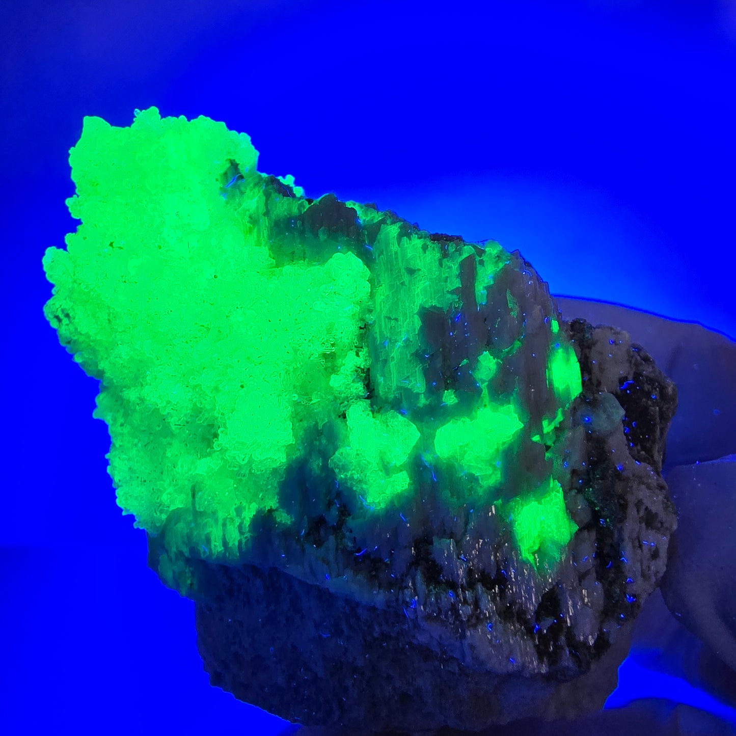 Opale hyalite rare, spécimen d'orthose Erongo, Namibie 64*43*33mm 