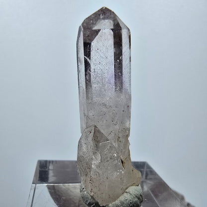 Pointe d'améthyste fantôme de Goboboseb, Namibie, 35 x 12 x 9 mm 