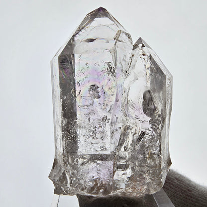 Sceptre squelette en améthyste Enhydro, pochette bulle XL pour la Saint-Valentin, Namibie 50 x 31 x 16 mm 