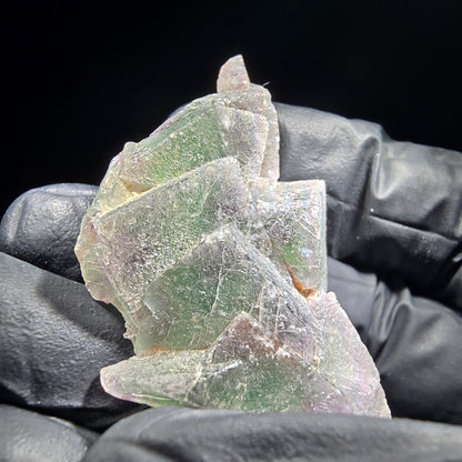 Phantom Fluorite Cube Tier Vert Violet Okorusu, Namibie 46*29*12mm Collection
