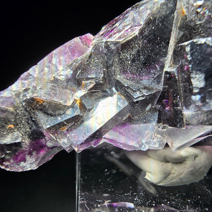 Stade de cube de fluorite fantôme violet Okorusu namibie 47*23*12mm collection minérale