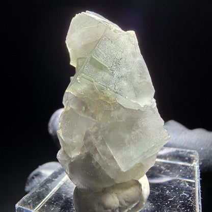 Phantom Fluorit Würfel Stufe grün lila Okorusu, Namibia 33*16*13mm Sammlung