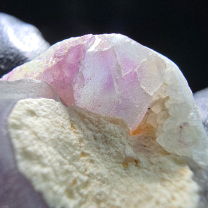 Phantom Fluorite Cube on Quartz Cluster purple green Omehane, Namibia 32*30*18mm