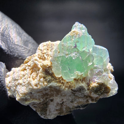 Fluorite Zonare, muscovite, stade orthoclase Erongo, namibie, Collection 32*26*16mm