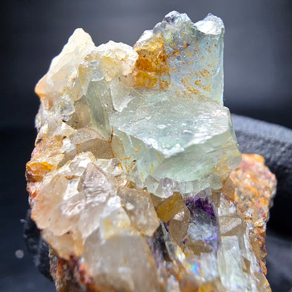 Cubes de fluorite très clairs niveau vert Omehane, collection Namibie 41*31*30mm