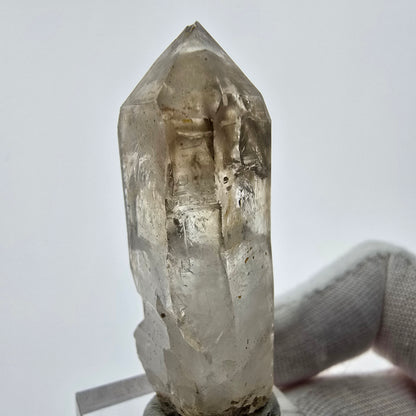 Enhydro Phantom Smoky Quartz Sceptre Tip 1x Bubble Goboboseb, Namibie 52*27*17mm 