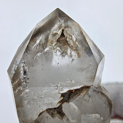 Enhydro Phantom Sceptre à Quartz Fumé Niveau 1x Bubble Goboboseb, Namibie 45*29*26mm 