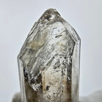 Enhydro Phantom Smoky Quartz Point 3x Bubble Goboboseb, Namibie 50*21*19mm 