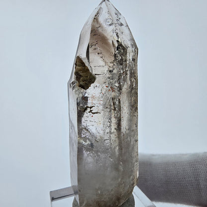 Enhydro Phantom Smoky Quartz Sceptre Tip 1x Bubble Goboboseb, Namibie 61*19*16mm 