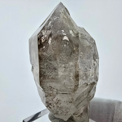 Enhydro Phantom Rauchquarz Zepter Spitze 1x Blase Goboboseb, Namibia 60*36*26mm