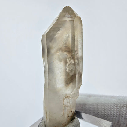 Enhydro Phantom Smoky Quartz Sceptre Tip 1x Bubble Goboboseb, Namibie 48*16*13mm 
