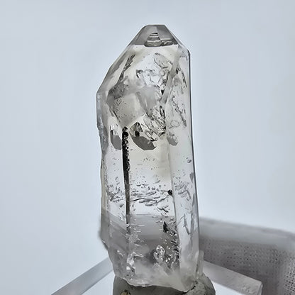Enhydro Phantom Smoky Quartz Sceptre Tip 1x Bubble Goboboseb, Namibie 45*18*14mm 