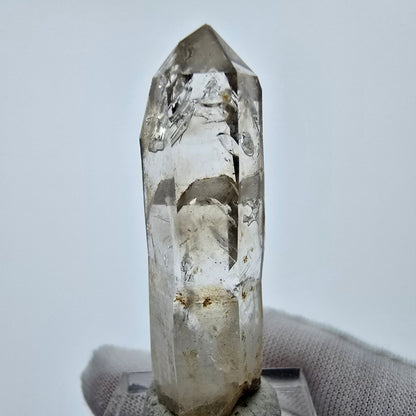 Enhydro Phantom Quartz fumé Sceptre Tip 1x Bubble Goboboseb, Namibie 48*14*12mm 