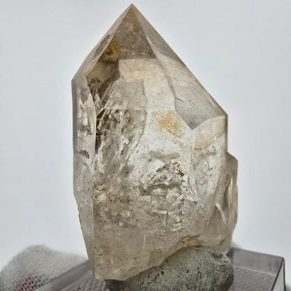 Enhydro Phantom Smoky Quartz Point 4x Bubble Goboboseb Namibie 41*25*19mm Collection 