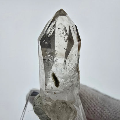 Enhydro Phantom Rauchquarz Zepter Spitze 1x Blase Goboboseb, Namibia 46*22*20mm