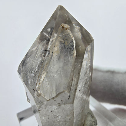 Enhydro Phantom Rauchquarz Zepter Spitze 1x Blase Goboboseb, Namibia 35*27*17mm