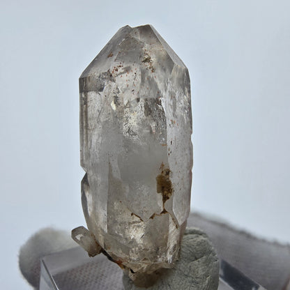 Enhydro Phantom Smoky Quartz Sceptre Tip 1x Bubble Goboboseb, Namibie 39*19*16mm 