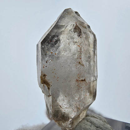 Enhydro Phantom Smoky Quartz Sceptre Tip 1x Bubble Goboboseb, Namibie 39*19*16mm 