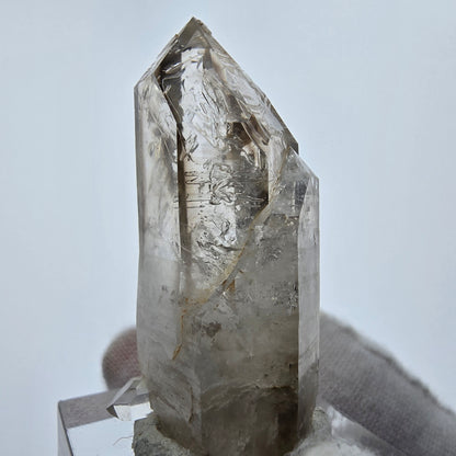 Enhydro Phantom Rauchquarz Spitzen 1x Blase Goboboseb, Namibia 43*22*17mm
