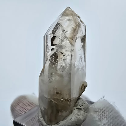 Enhydro Phantom Rauchquarz Spitzen 1x Blase Goboboseb, Namibia 43*22*17mm