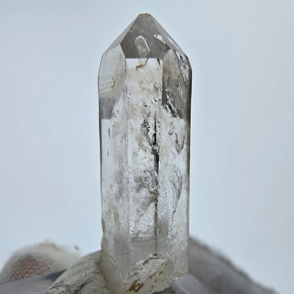 Enhydro Phantom Rauchquarz Spitze 1x Blase Goboboseb, Namibia 36*14*8mm Sammlung