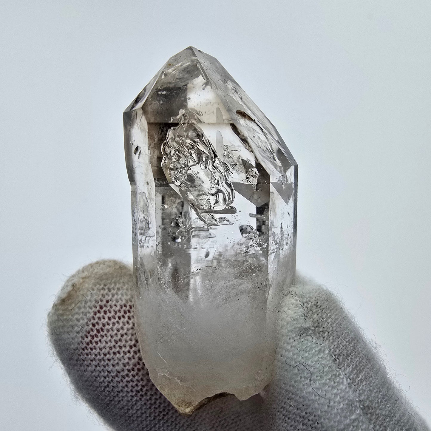10x pointes de quartz fumé fantôme clair, sceptre de Goboboseb, collection Namibie Lot 