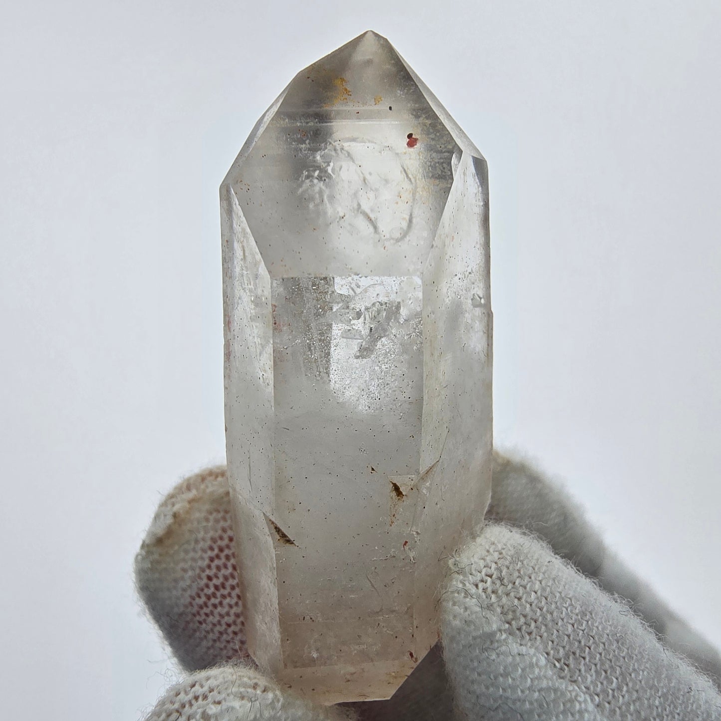 10x pointes de quartz fumé fantôme clair, sceptre de Goboboseb, collection Namibie Lot 