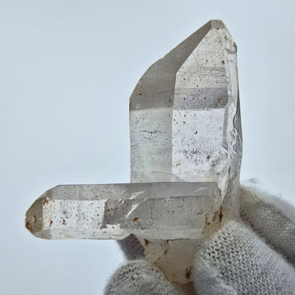 10x pointes de quartz fumé fantôme clair, sceptre de Goboboseb, collection Namibie Lot 