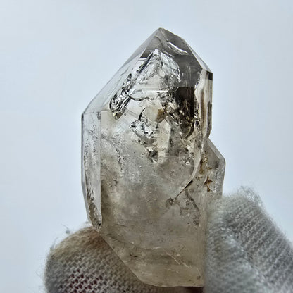 12x pointes de quartz fumé fantôme clair, sceptre de Goboboseb, collection Namibie Lot 