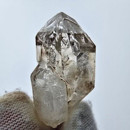 12x pointes de quartz fumé fantôme clair, sceptre de Goboboseb, collection Namibie Lot 