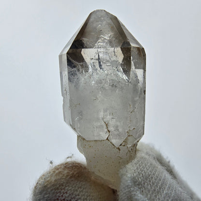 12x pointes de quartz fumé fantôme clair, sceptre de Goboboseb, collection Namibie Lot 