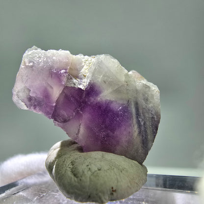 Cubes de fluorite fantôme UV rares, qualité quartz Brandberg, Namibie 23*18*13mm 