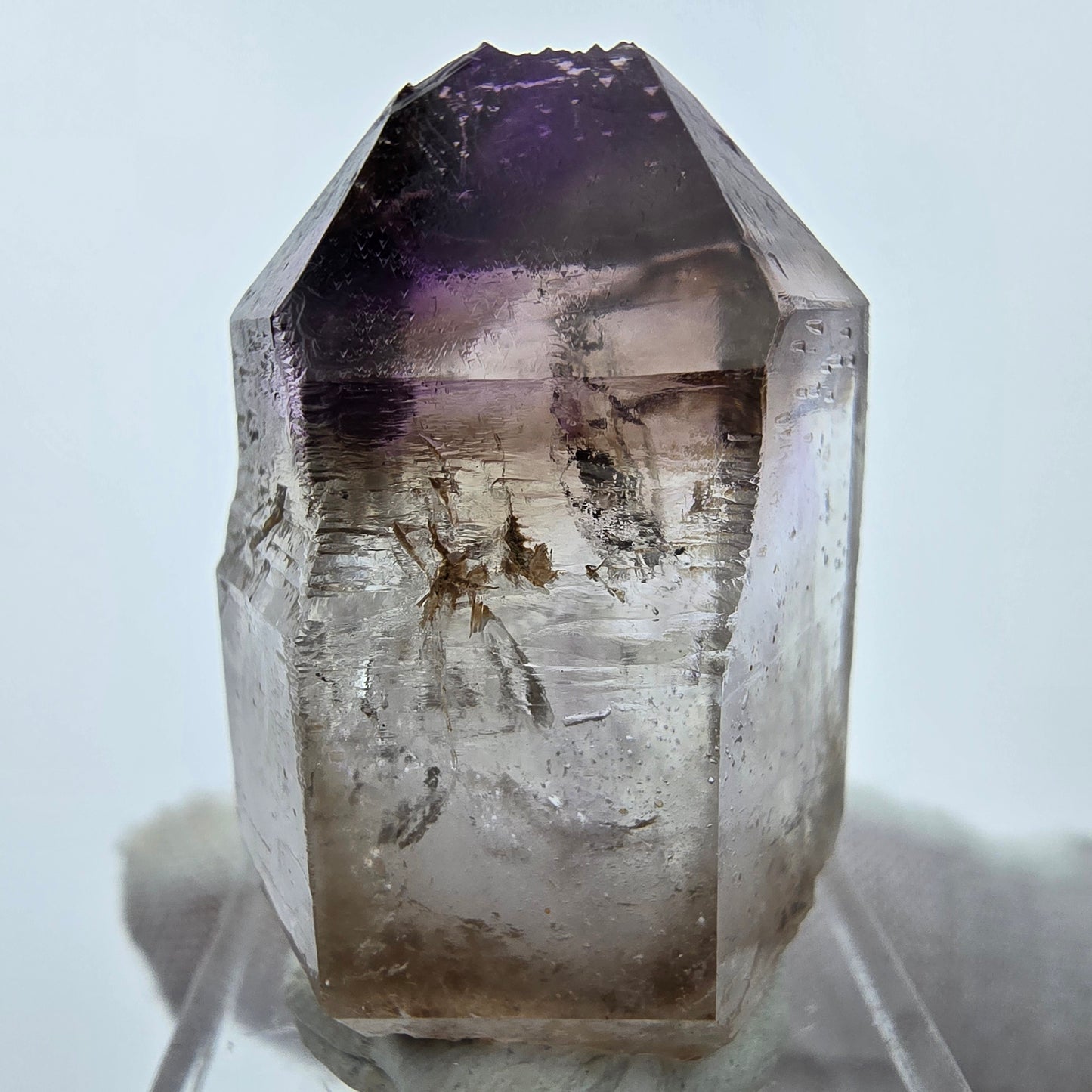 Sceptre d'améthyste fantôme Enhydro 1x Bubble Goboboseb, Namibie 34*22*20mm Collection 