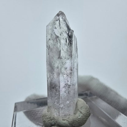 Clear Rock Crystal Quartz with Analcim Streep Mine Goboboseb Namibia 26*8*7mm 