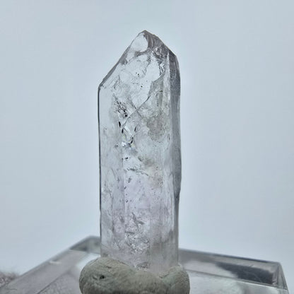Clear Rock Crystal Quartz with Analcim Streep Mine Goboboseb Namibia 26*8*7mm 