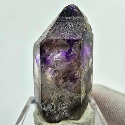Phantom Amethyst Kristall lila Goboboseb, Namibia 38*20*14mm Mineraliensammlung