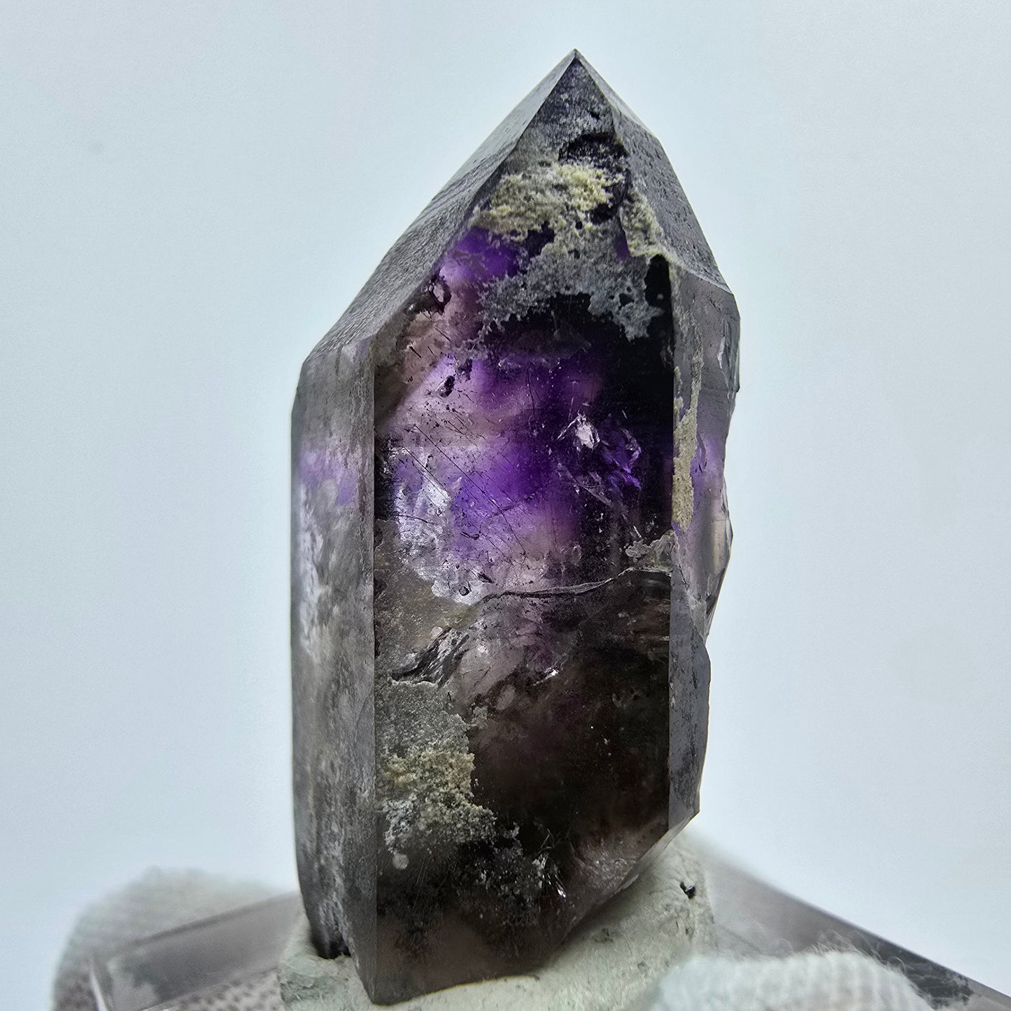 Phantom Amethyst Kristall lila Goboboseb, Namibia 38*20*14mm Mineraliensammlung