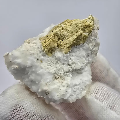 Spécimen rare d'opale hyalite blanche Erongo, Namibie 34*28*23mm collection de minéraux 