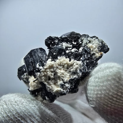 Schöne Schörl Turmalin, Quarz Stufe Erongo, Namibia 38*32*21mm