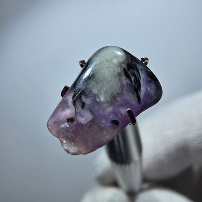 Rare Charoite crystal purple, polished Russia 12*9*4mm 