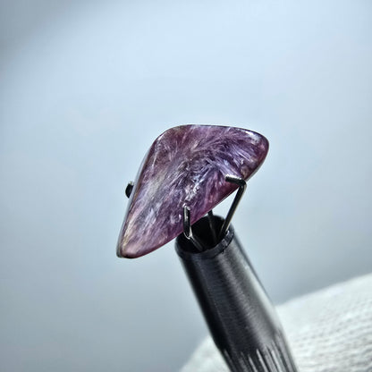 Rare Charoite crystal purple, polished Russia 13*8*4mm 